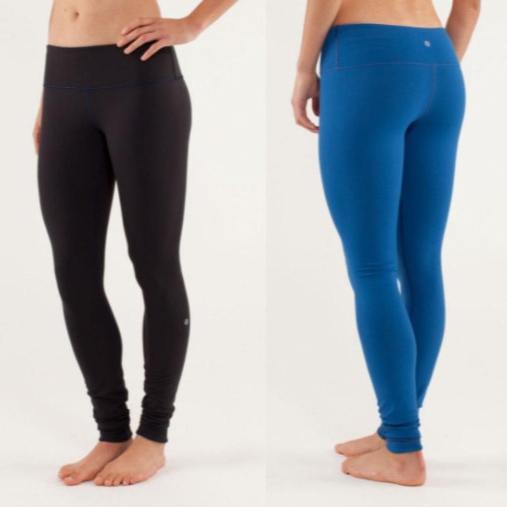 Lululemon Wunder Unders - Reversible-Limitless Blue & Black